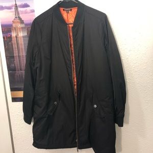 Torrid Long Line Nylon Bomber Jacket Plus SIZE 00